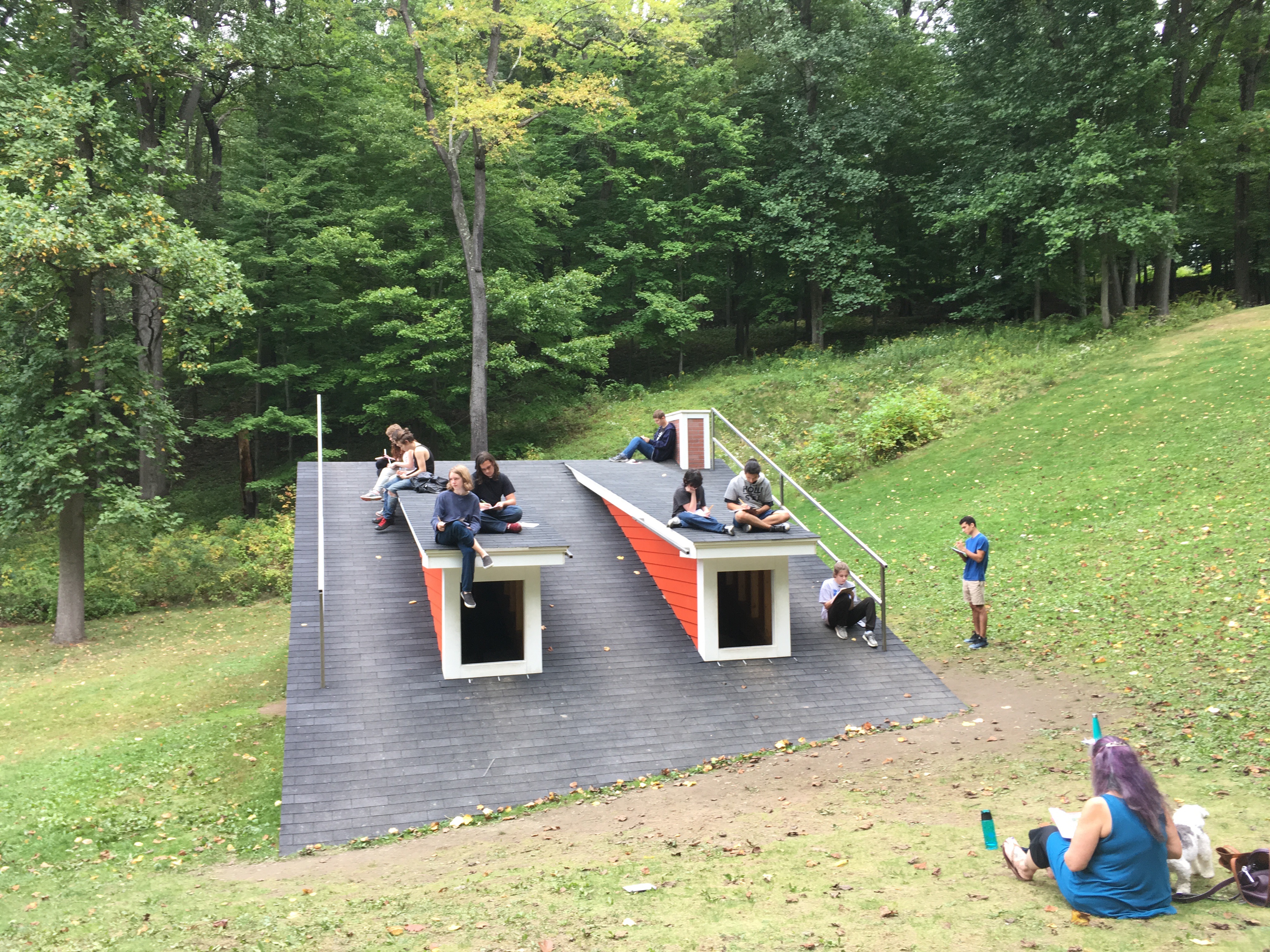 Writing on the Roof: Students embrace art as inspiration for thinking and writing